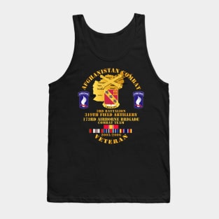 Afghanistan Vet w 3rd Bn 319th FA - 173rd Airborne Bde - OEF - 2005 Tank Top